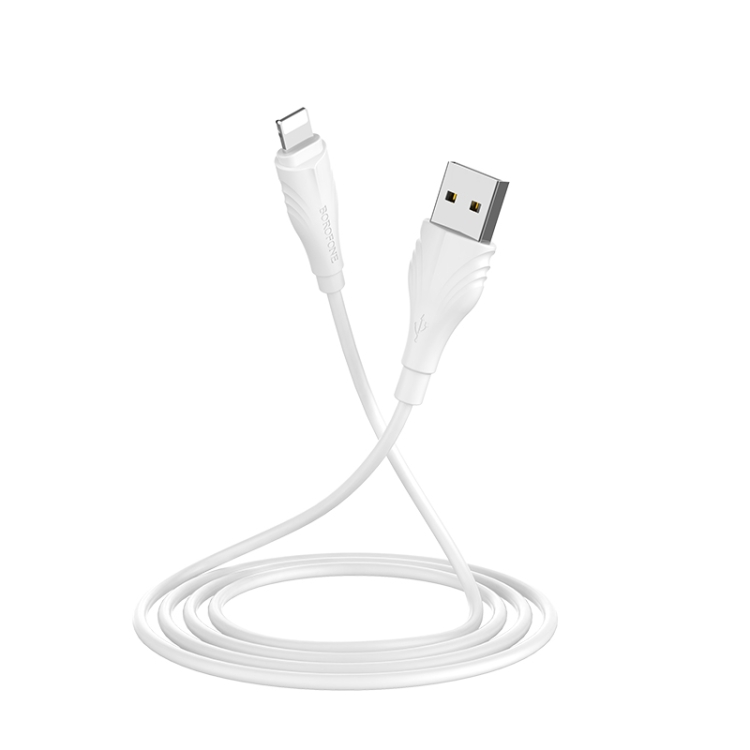 Borofone BX18 1.6A Max Output USB to 8 Pin Optimal Charging Data Cable, Cable Length:2m(White) Borofone BX18 1.6A Max Output USB to 8 Pin Optimal Charging Data Cable, Cable Length:2m(White)
