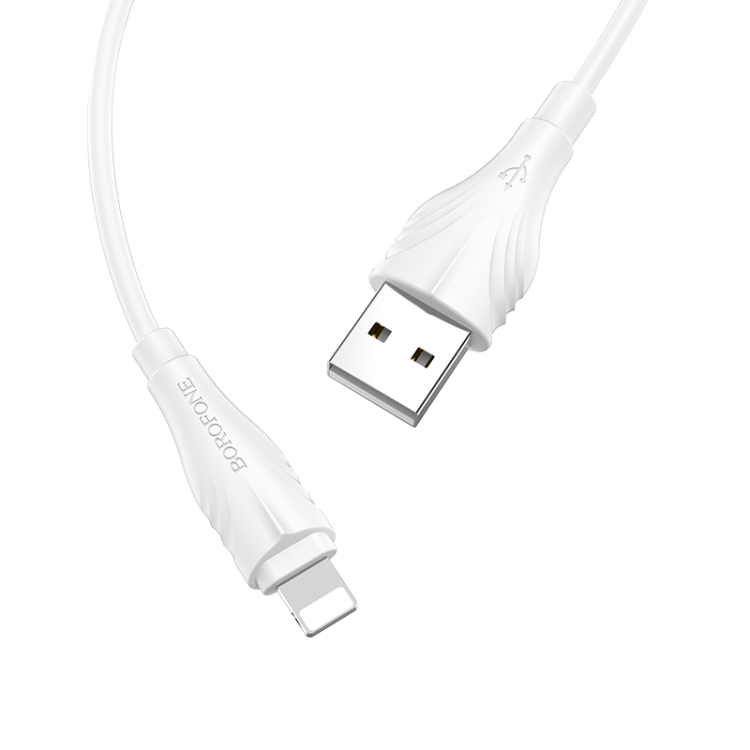 Borofone BX18 1.6A Max Output USB to 8 Pin Optimal Charging Data Cable, Cable Length:2m(White) Borofone BX18 1.6A Max Output USB to 8 Pin Optimal Charging Data Cable, Cable Length:2m(White)