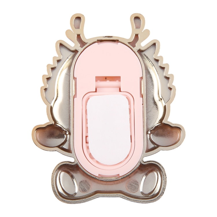 Cartoon Dragon Phone Desktop Folding Holder(Pink) Cartoon Dragon Phone Desktop Folding Holder(Pink)