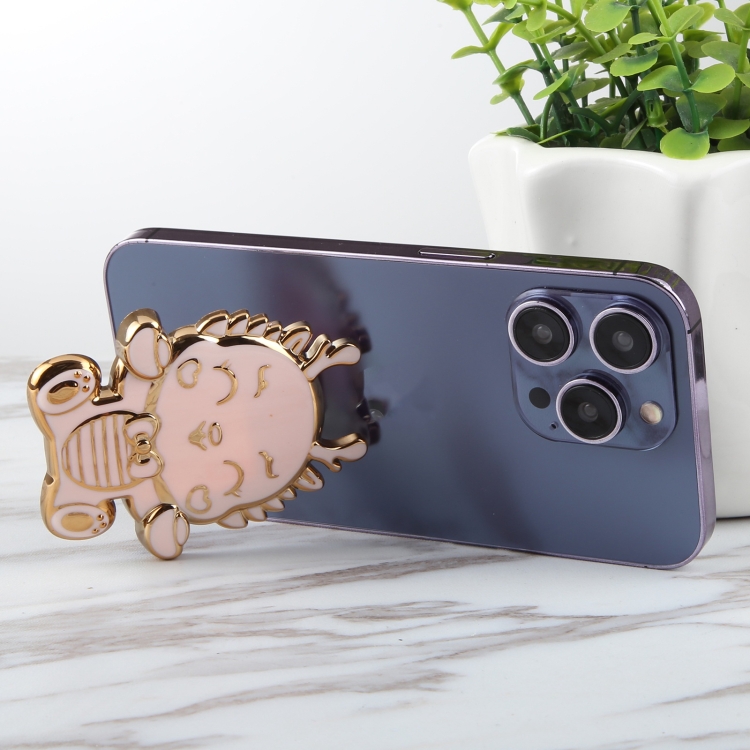 Cartoon Dragon Phone Desktop Folding Holder(Pink) Cartoon Dragon Phone Desktop Folding Holder(Pink)