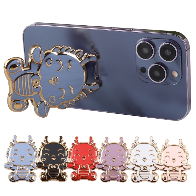 Cartoon Dragon Phone Desktop Folding Holder(Pink) Cartoon Dragon Phone Desktop Folding Holder(Pink)