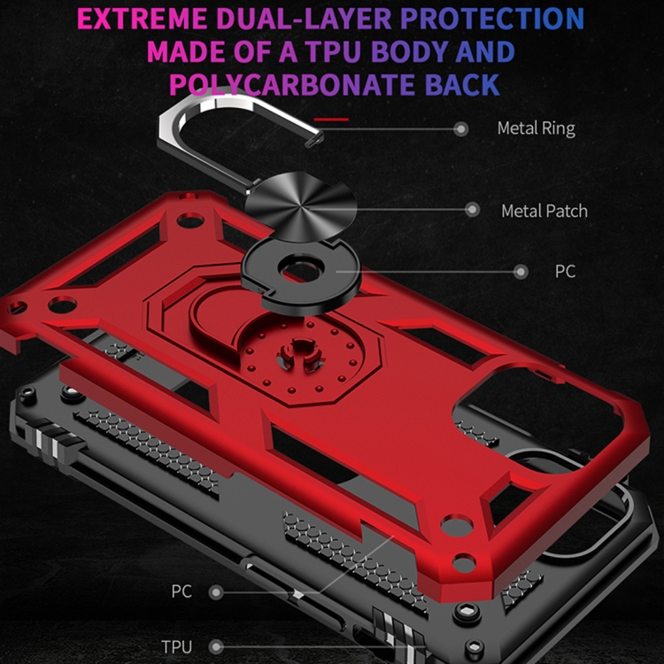 For iPhone 12 Pro Max Shockproof TPU + PC Protective Case with 360 Degree Rotating Holder(Black) For iPhone 12 Pro Max Shockproof TPU + PC Protective Case with 360 Degree Rotating Holder(Black)