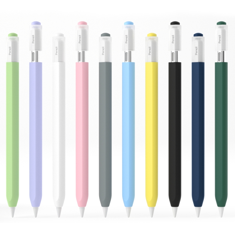 Para Apple Pencil (USB-C) Funda protectora transparente Jelly Stylus (rosa) - B1