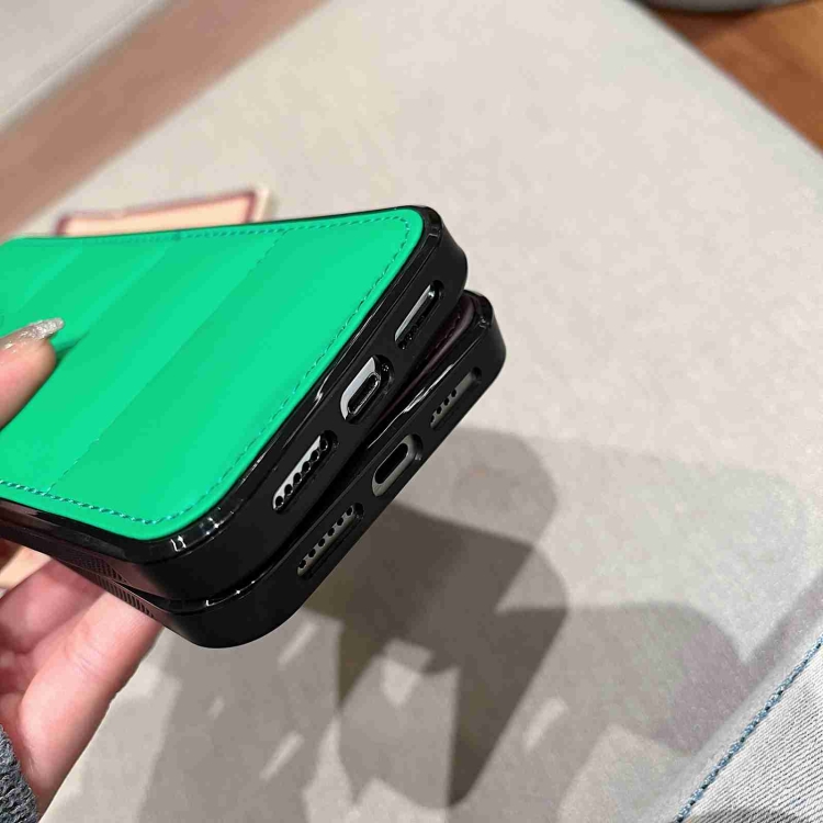 For iPhone 11 Big Hole Eiderdown Airbag Phone Case(Black) For iPhone 11 Big Hole Eiderdown Airbag Phone Case(Black)