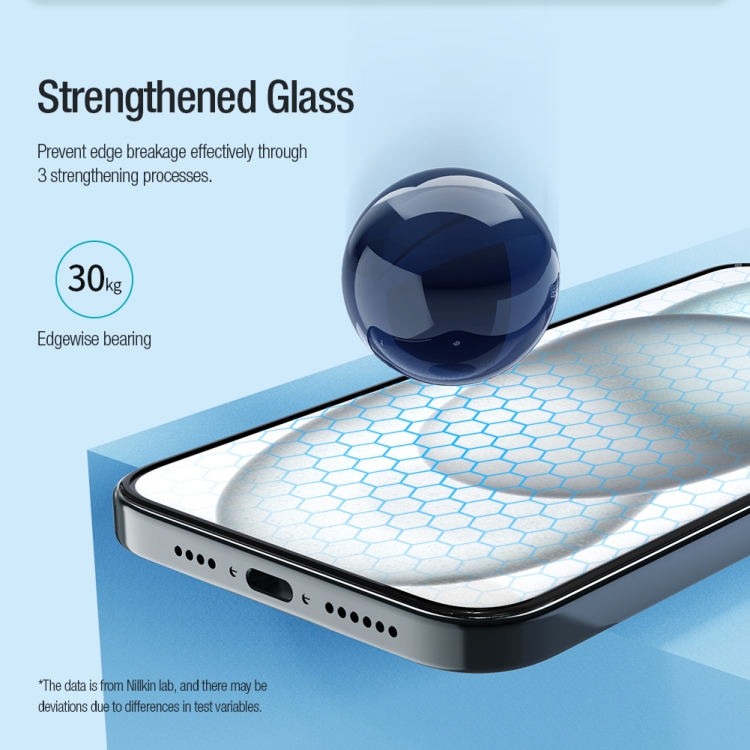 For iPhone 15 Plus NILLKIN Chang Series Tempered Glass Protective Film For iPhone 15 Plus NILLKIN Chang Series Tempered Glass Protective Film