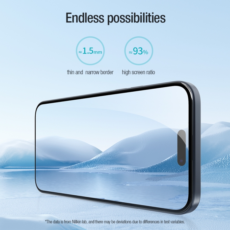 For iPhone 15 Plus NILLKIN Chang Series Tempered Glass Protective Film For iPhone 15 Plus NILLKIN Chang Series Tempered Glass Protective Film