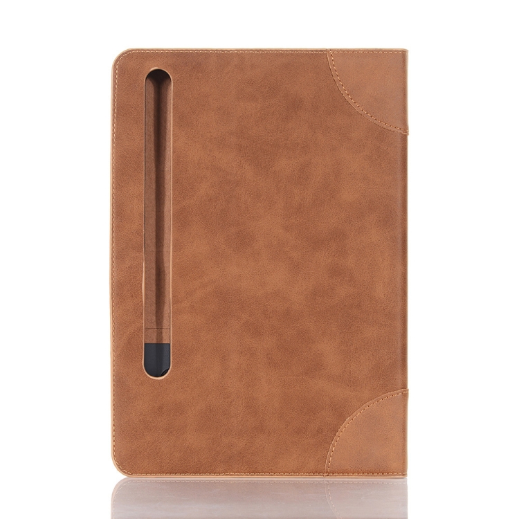For Samsung Galaxy Tab S9 Retro Book Leather Tablet Case(Light Brown) For Samsung Galaxy Tab S9 Retro Book Leather Tablet Case(Light Brown)
