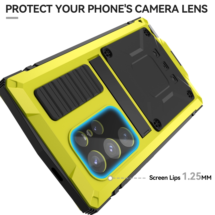 For Samsung Galaxy S24 Ultra 5G R-JUST Life Waterproof Dustproof Shockproof Phone Case(Yellow) For Samsung Galaxy S24 Ultra 5G R-JUST Life Waterproof Dustproof Shockproof Phone Case(Yellow)