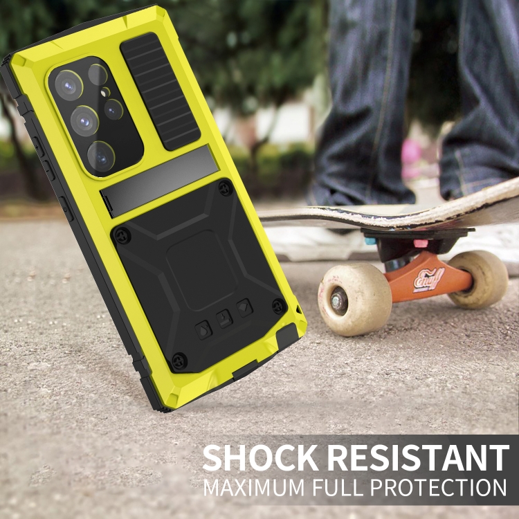 For Samsung Galaxy S24 Ultra 5G R-JUST Life Waterproof Dustproof Shockproof Phone Case(Yellow) For Samsung Galaxy S24 Ultra 5G R-JUST Life Waterproof Dustproof Shockproof Phone Case(Yellow)