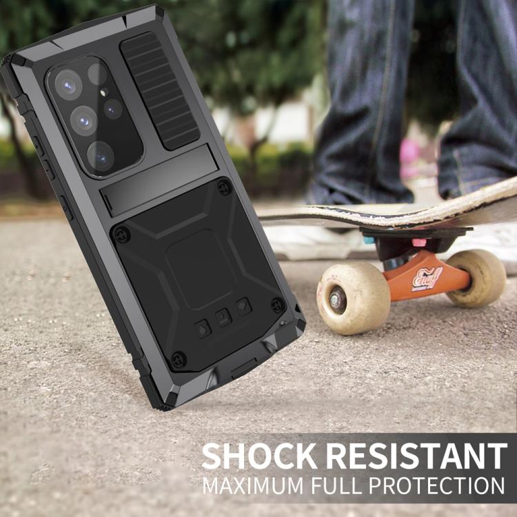 For Samsung Galaxy S25 Ultra 5G R-JUST Life Waterproof Dustproof Shockproof Phone Case(Black) For Samsung Galaxy S25 Ultra 5G R-JUST Life Waterproof Dustproof Shockproof Phone Case(Black)