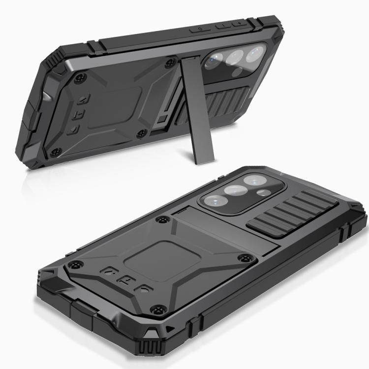 For Samsung Galaxy S25 5G R-JUST Life Waterproof Dustproof Shockproof Phone Case(Black) For Samsung Galaxy S25 5G R-JUST Life Waterproof Dustproof Shockproof Phone Case(Black)