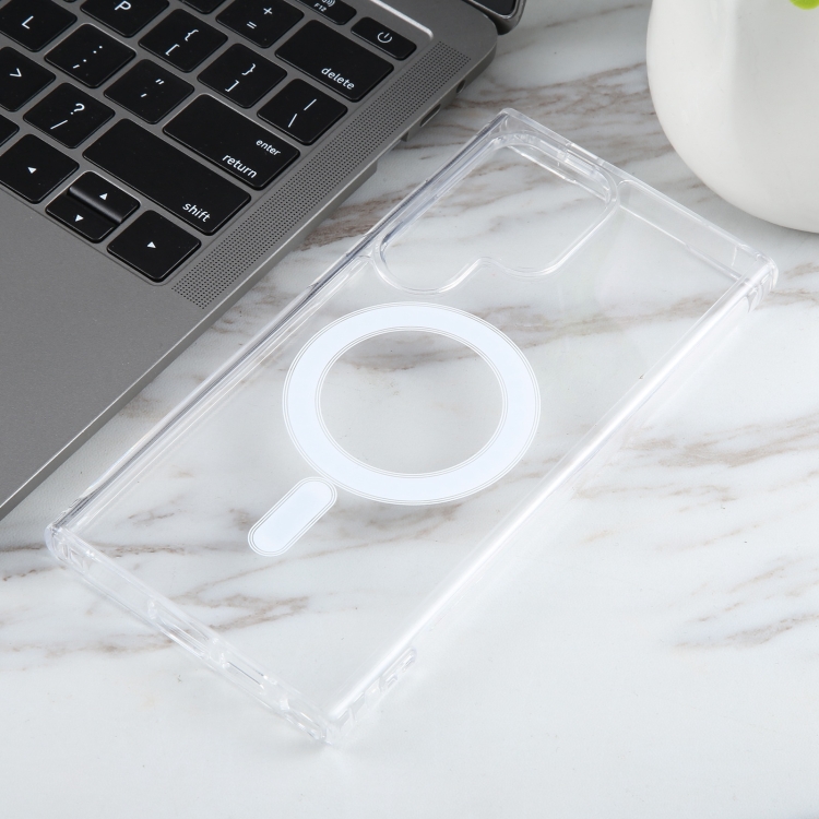 For Samsung Galaxy S24 Ultra 5G MagSafe Clear Acrylic PC +TPU Phone Case(Transparent) For Samsung Galaxy S24 Ultra 5G MagSafe Clear Acrylic PC +TPU Phone Case(Transparent)