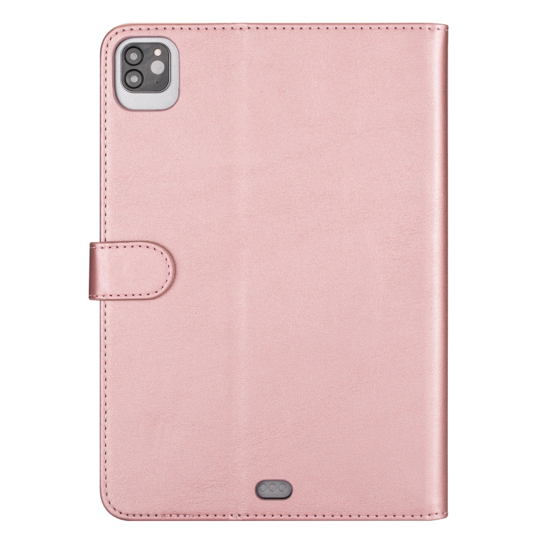 For iPad Pro 12.9(2020) / Pro 12.9(2018) Tablet Fashion Calf Texture Zipper Horizontal Flip Leather Tablet Case with Stand & Card Slots & Wallet & Wake-up / Sleep Function(Rose Gold) For iPad Pro 12.9(2020) / Pro 12.9(2018) Tablet Fashion Calf Texture Zipper Horizontal Flip Leather Tablet Case with Stand & Card Slots & Wallet & Wake-up / Sleep Function(Rose Gold)