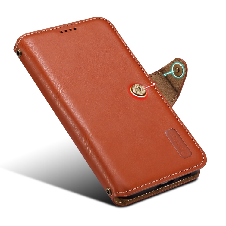 For Samsung Galaxy S23 5G Denior Cowhide Texture Wallet Style Leather Phone Case(Brown) For Samsung Galaxy S23 5G Denior Cowhide Texture Wallet Style Leather Phone Case(Brown)
