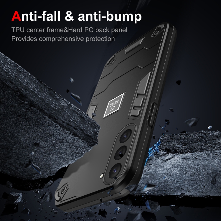 For Samsung Galaxy S23 5G 2 in 1 Shockproof Phone Case(Black) For Samsung Galaxy S23 5G 2 in 1 Shockproof Phone Case(Black)