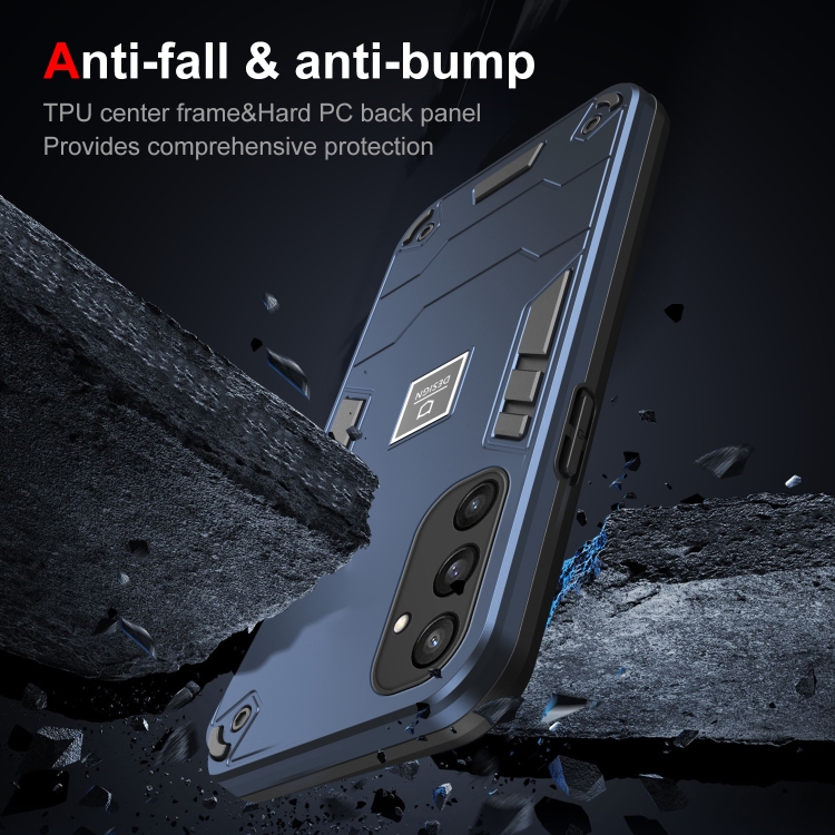 For Samsung Galaxy S24+ 5G 2 in 1 Shockproof Phone Case(Blue) For Samsung Galaxy S24+ 5G 2 in 1 Shockproof Phone Case(Blue)