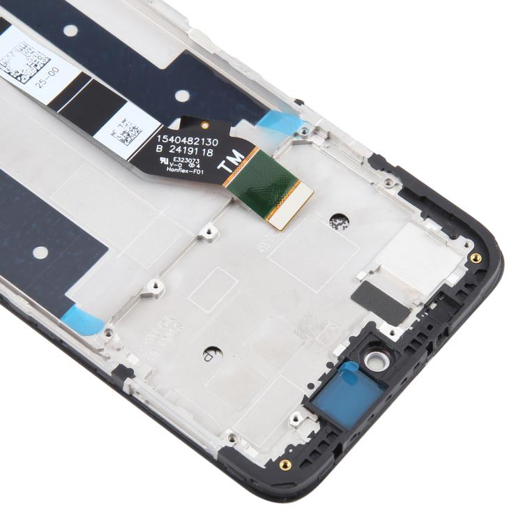 Écran LCD + Vitre Tactile + Châssis Pour Motorola G13 - Noir - Neuf Fabriqué En France