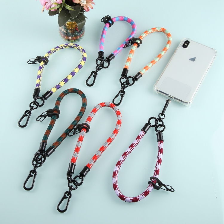 7mm verstellbares Umhänge-Handy-Anti-Verlust-Lanyard mit Clip (Blau)