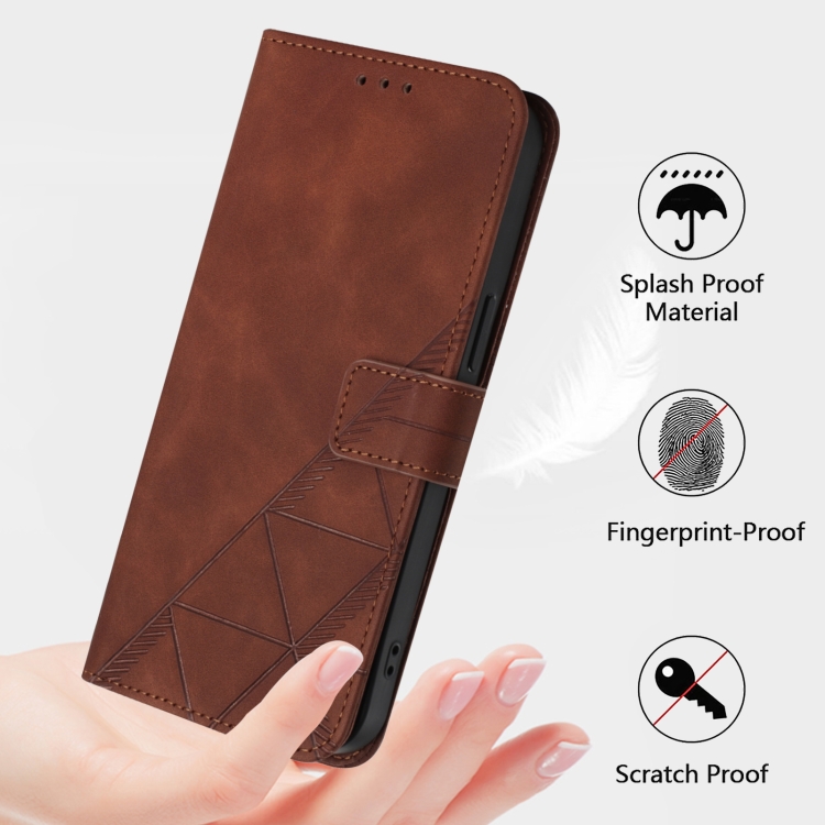 For Samsung Galaxy S24 FE 5G Crossbody 3D Embossed Flip Leather Phone Case(Brown) For Samsung Galaxy S24 FE 5G Crossbody 3D Embossed Flip Leather Phone Case(Brown)
