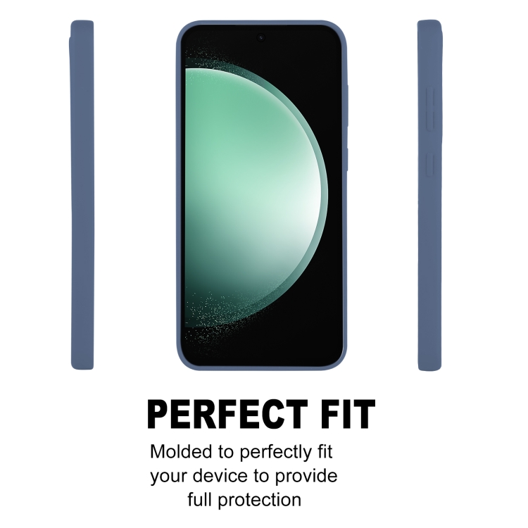 For Samsung Galaxy S23 FE 5G GOOSPERY SOFT FEELING Liquid TPU Soft Phone Case(Dark Blue)