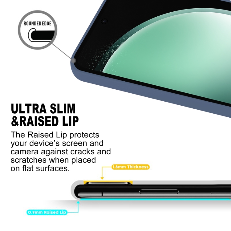 For Samsung Galaxy S23 FE 5G GOOSPERY SOFT FEELING Liquid TPU Soft Phone Case(Dark Blue)