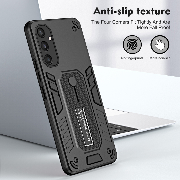 For Samsung Galaxy S24 5G Variety Brave Armor Finger Loop Holder Phone Case(Black) For Samsung Galaxy S24 5G Variety Brave Armor Finger Loop Holder Phone Case(Black)