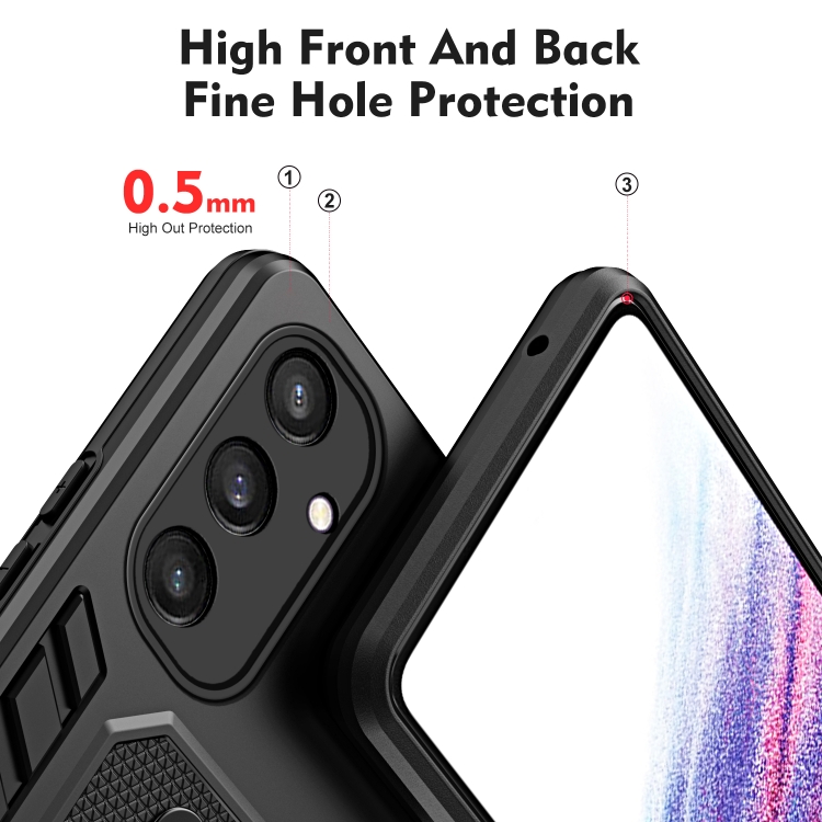For Samsung Galaxy S24 5G Variety Brave Armor Finger Loop Holder Phone Case(Black) For Samsung Galaxy S24 5G Variety Brave Armor Finger Loop Holder Phone Case(Black)