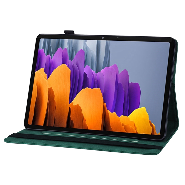 For Samsung Galaxy Tab S9 Ultra / S8 Ultra Big Butterfly Embossed Leather Tablet Case(Green) For Samsung Galaxy Tab S9 Ultra / S8 Ultra Big Butterfly Embossed Leather Tablet Case(Green)