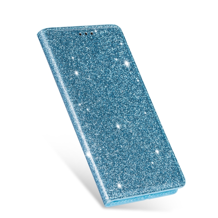 For Samsung Galaxy J6+ Ultrathin Glitter Magnetic Horizontal Flip