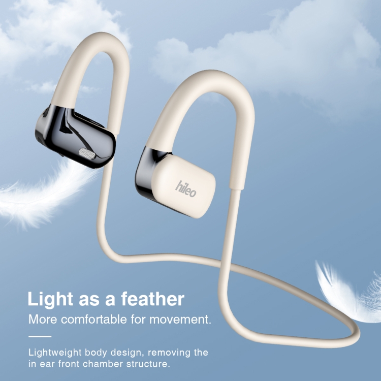 Hileo Hi77 TWS Waterproof Noise Reduction Sports Bluetooth Earphone(White)