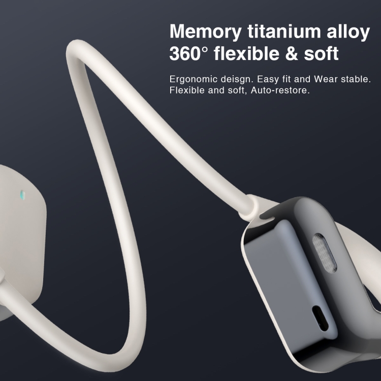 Hileo Hi77 TWS Waterproof Noise Reduction Sports Bluetooth Earphone(White)