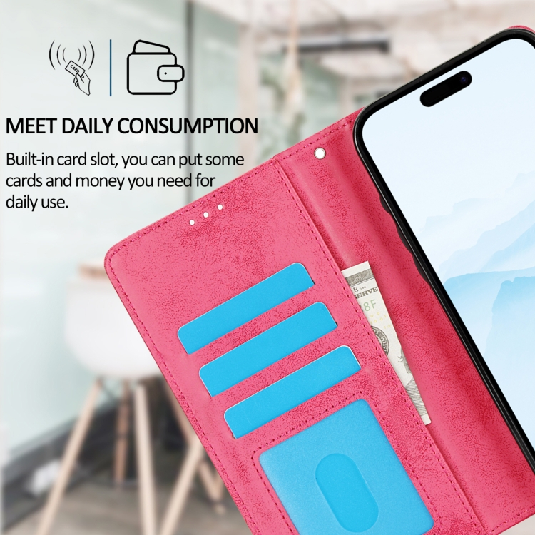 For iPhone 16 Pro Max 2 in 1 Detachable Phone Leather Case(Pink) For iPhone 16 Pro Max 2 in 1 Detachable Phone Leather Case(Pink)