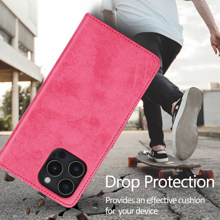 For iPhone 16 Pro Max 2 in 1 Detachable Phone Leather Case(Pink) For iPhone 16 Pro Max 2 in 1 Detachable Phone Leather Case(Pink)