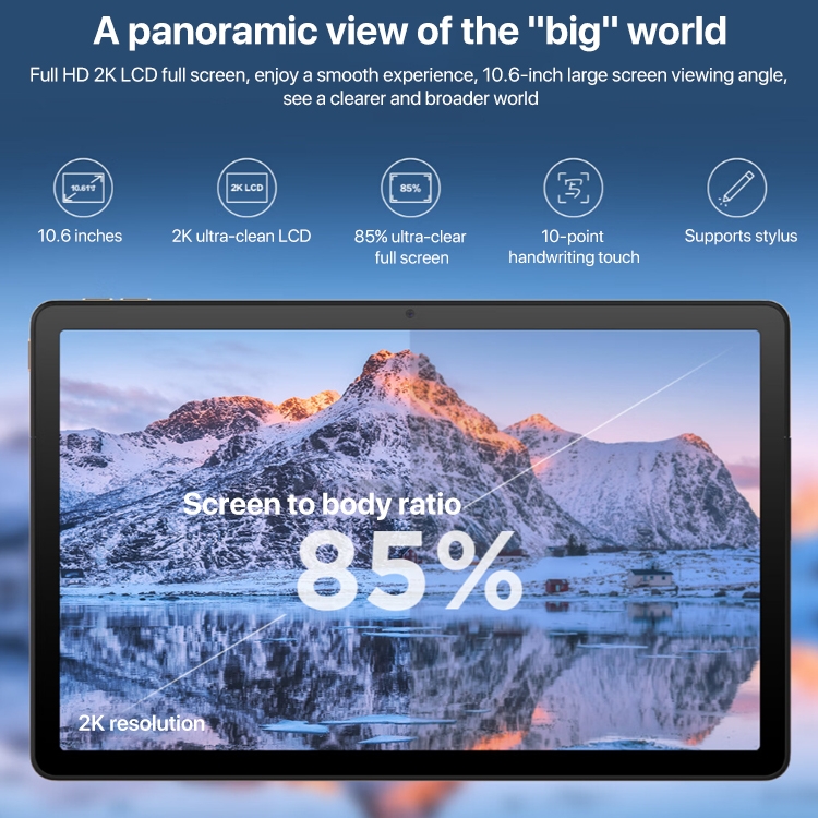Lenovo K10 Pro 10.6 インチ 5G LTE タブレット、6GB+128GB、Android