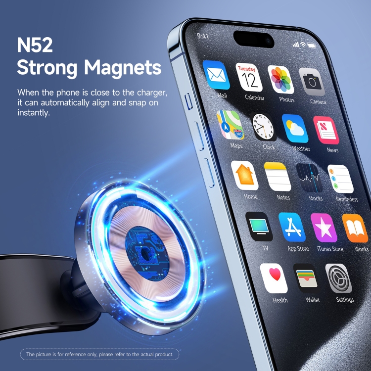 DUZZONA V3 15W Car Magnetic Wireless Charger Phone Holder(Black) DUZZONA V3 15W Car Magnetic Wireless Charger Phone Holder(Black)