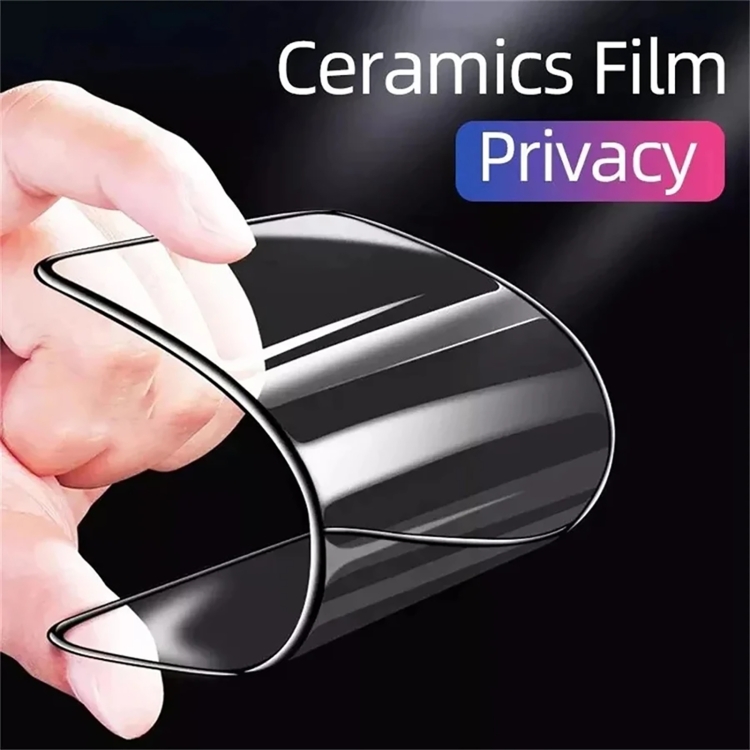 For iPhone 11 / XR 25pcs Full Coverage Frosted Privacy Ceramic Film