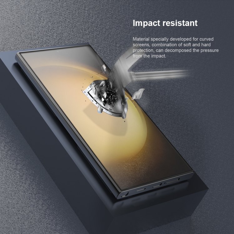 For Samsung Galaxy S24 Ultra 5G NILLKIN Impact Resistant Curved Tempered Glass Film For Samsung Galaxy S24 Ultra 5G NILLKIN Impact Resistant Curved Tempered Glass Film