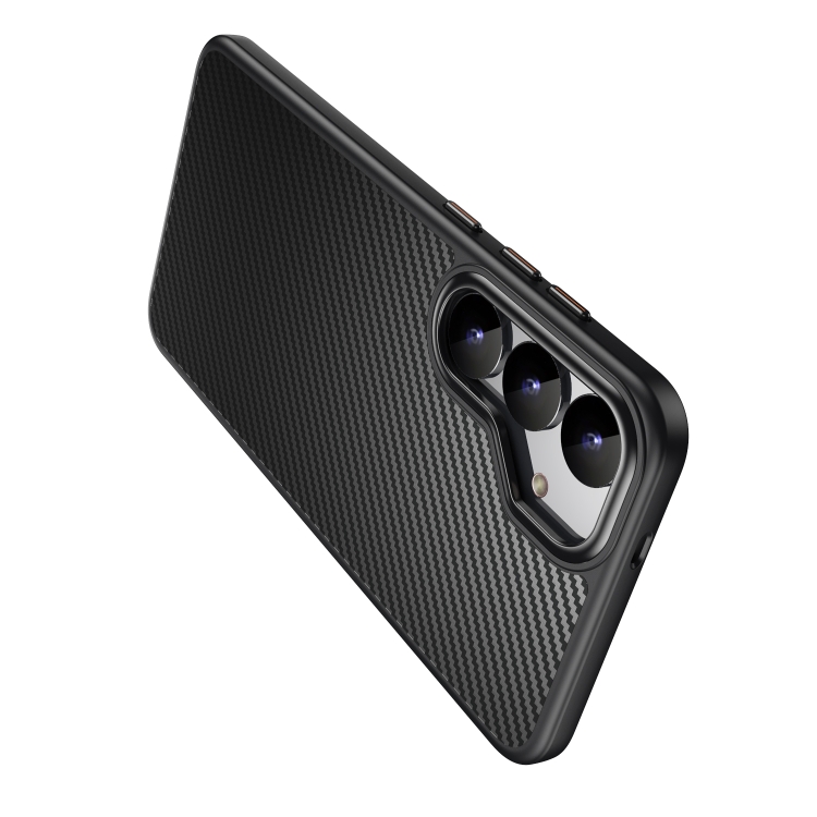 For Samsung Galaxy S25+ 5G MagSafe Kevlar Fiber Shockproof Phone Case(Black) For Samsung Galaxy S25+ 5G MagSafe Kevlar Fiber Shockproof Phone Case(Black)