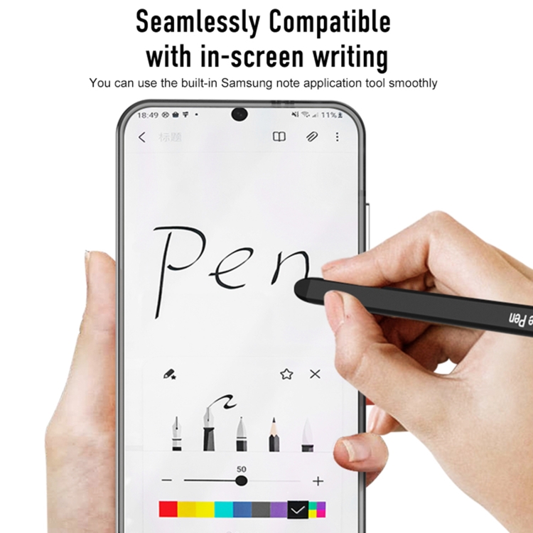 For Samsung Galaxy S24 5G GKK Space Frame Transparent PC + TPU Phone Case with Pen(Transparent Black) For Samsung Galaxy S24 5G GKK Space Frame Transparent PC + TPU Phone Case with Pen(Transparent Black)