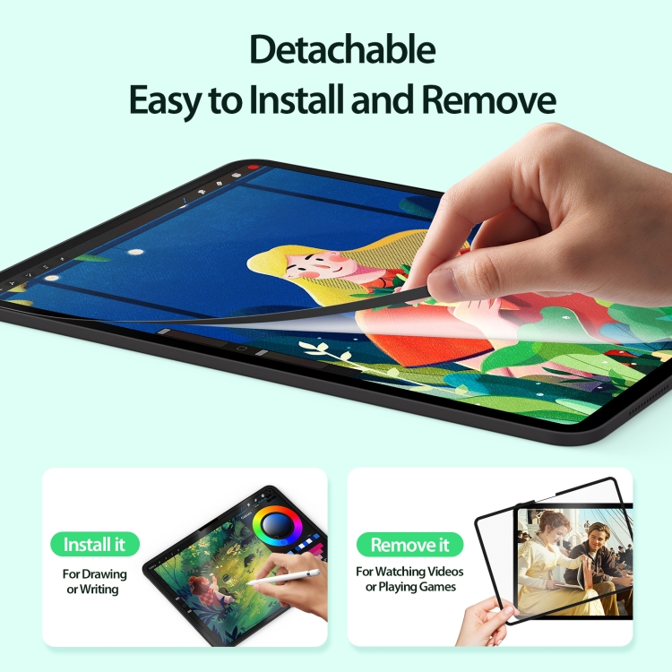 For iPad Pro 13 2024 DUX DUCIS Naad Series Removable Paper-like Screen Protector For iPad Pro 13 2024 DUX DUCIS Naad Series Removable Paper-like Screen Protector