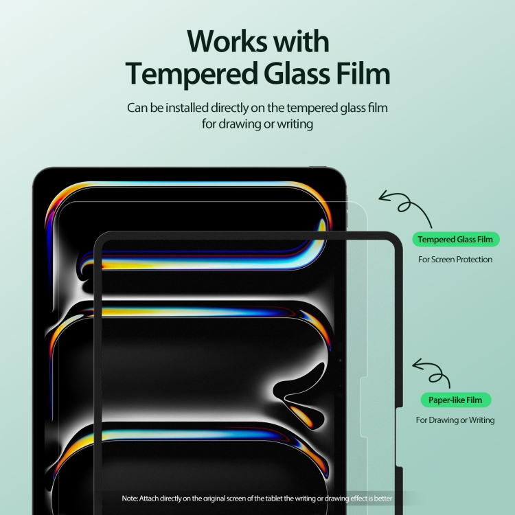 For iPad Pro 13 2024 DUX DUCIS Naad Series Removable Paper-like Screen Protector For iPad Pro 13 2024 DUX DUCIS Naad Series Removable Paper-like Screen Protector