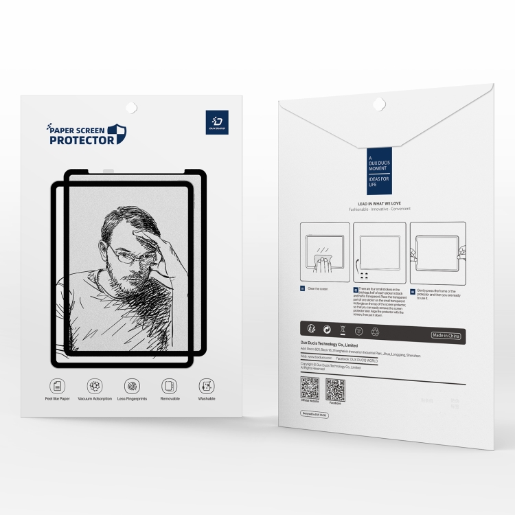 For iPad Pro 13 2024 DUX DUCIS Naad Series Removable Paper-like Screen Protector For iPad Pro 13 2024 DUX DUCIS Naad Series Removable Paper-like Screen Protector