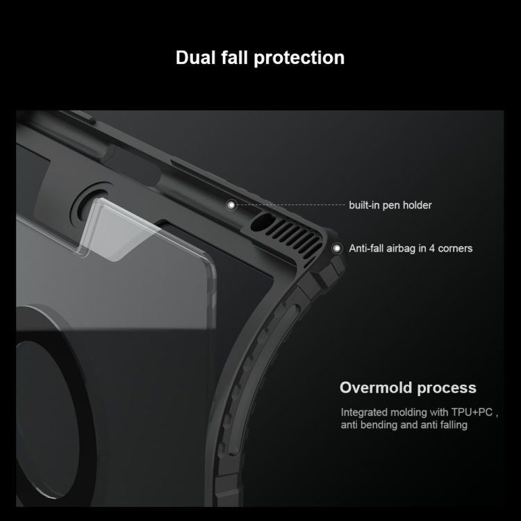 For iPad Pro 13 2024 Nillkin Backlit Version Bumper Link Keyboard Case For iPad Pro 13 2024 Nillkin Backlit Version Bumper Link Keyboard Case