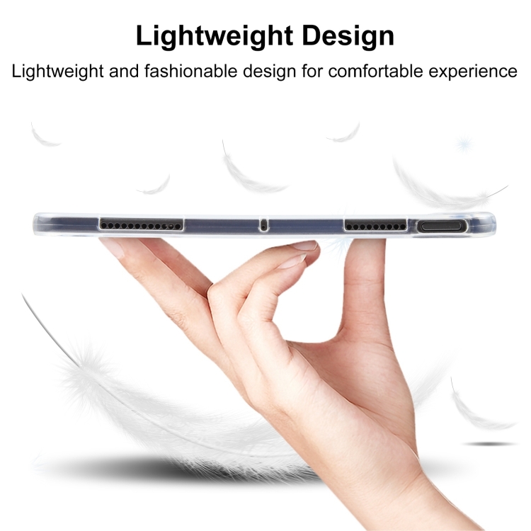 For iPad 10.2 / 10.5 Highly Transparent TPU Tablet Case with Pen Slot For iPad 10.2 / 10.5 Highly Transparent TPU Tablet Case with Pen Slot