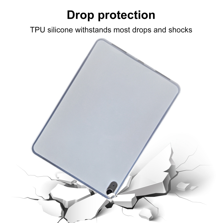 For iPad 10.2 / 10.5 Highly Transparent TPU Tablet Case with Pen Slot For iPad 10.2 / 10.5 Highly Transparent TPU Tablet Case with Pen Slot