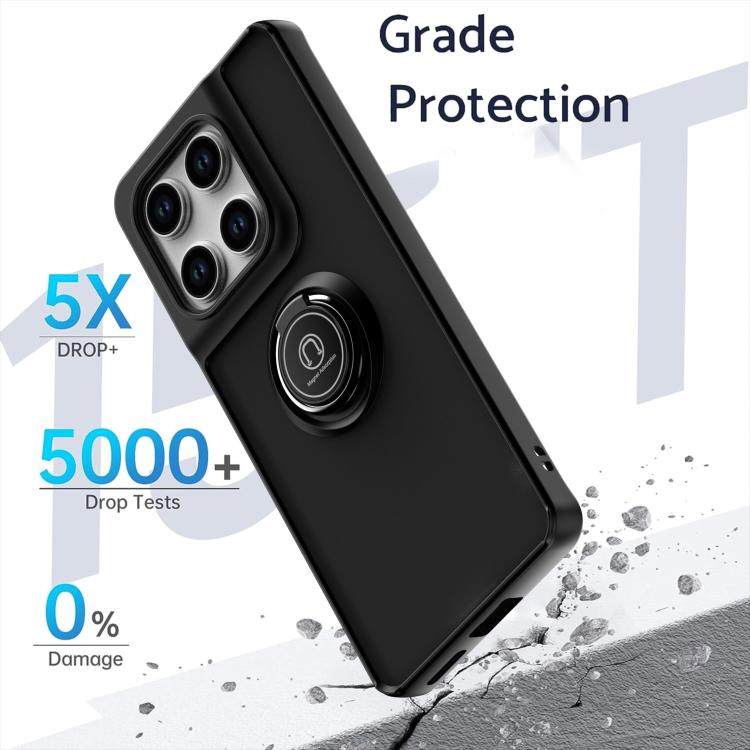 DESSEN Cover per Motorola Moto Edge 30 neo/Edge 30 Lite, Custodia Morbida in Silicone TPU/PC e Obiettivo Case, Antiurto Guscio con Magnetico Anello