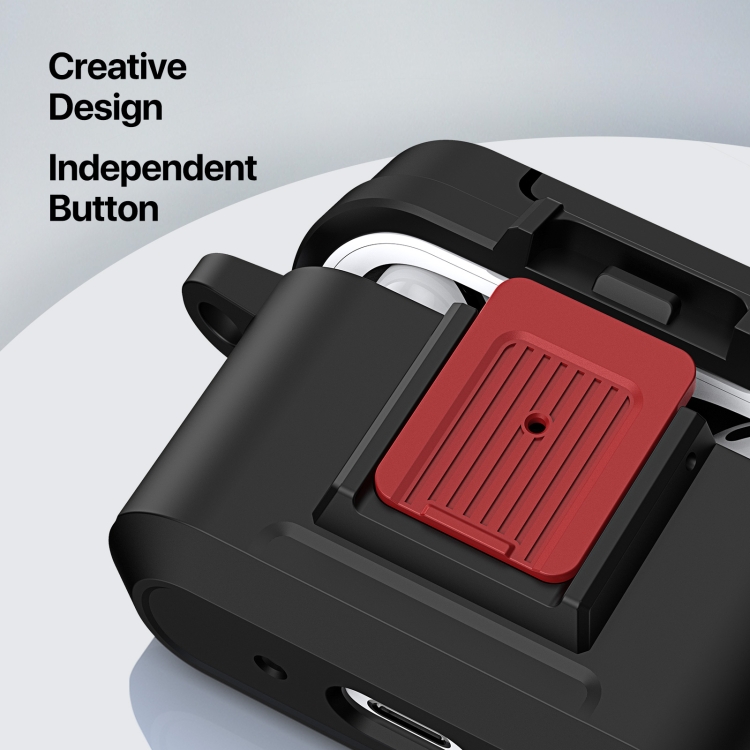 For AirPods 3 DUX DUCIS PECH Series Earbuds Box Protective Case(Black) For AirPods 3 DUX DUCIS PECH Series Earbuds Box Protective Case(Black)