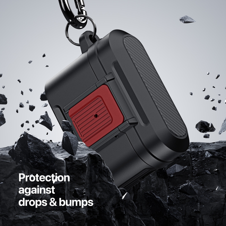 For AirPods 3 DUX DUCIS PECH Series Earbuds Box Protective Case(Black) For AirPods 3 DUX DUCIS PECH Series Earbuds Box Protective Case(Black)