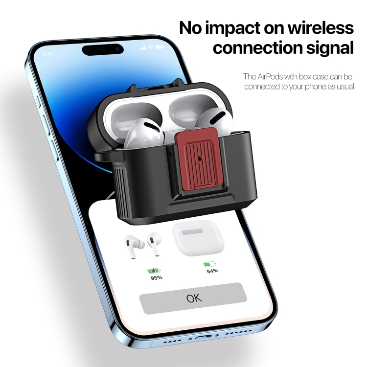 For AirPods 3 DUX DUCIS PECH Series Earbuds Box Protective Case(Black) For AirPods 3 DUX DUCIS PECH Series Earbuds Box Protective Case(Black)