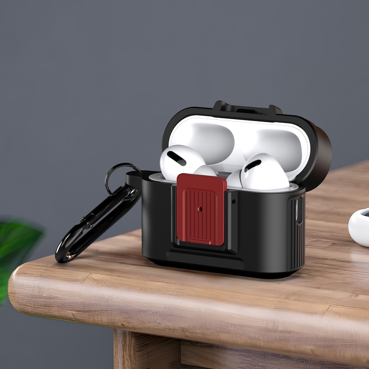 For AirPods 3 DUX DUCIS PECH Series Earbuds Box Protective Case(Black) For AirPods 3 DUX DUCIS PECH Series Earbuds Box Protective Case(Black)